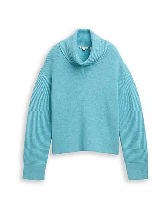 TOM TAILOR | Dolcevita oversize | petrol